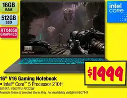 JB Hi-Fi 16" v16 gaming notebook offer