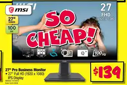 JB Hi-Fi 27" pro business monitor offer