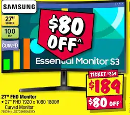 JB Hi-Fi 27" fhd monitor offer