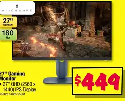 JB Hi-Fi 27" gaming monitor offer