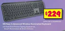 JB Hi-Fi MX Keys S Advanced Wireless Illuminated Keyboard offer