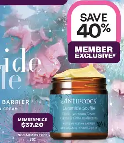 Priceline Antipodes Ceramide Souffle Fresh Hydration Cream offer