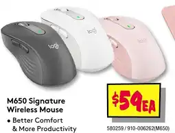 JB Hi-Fi M650 Signature Wireless Mouse offer