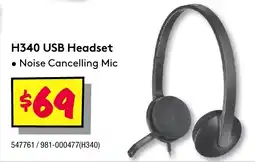 JB Hi-Fi H340 USB Headset offer