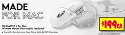 JB Hi-Fi MX MASTER 4 For Mac Wireless Mouse With haptic feedback offer