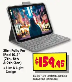 JB Hi-Fi Slim Folio For iPad 10.2" (7th, 8th & 9th Gen) offer