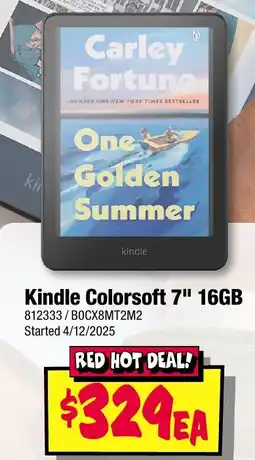 JB Hi-Fi Kindle Colorsoft 7" 16GB offer
