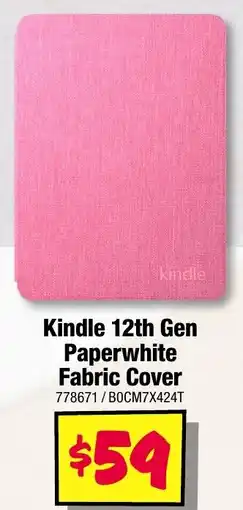 JB Hi-Fi Kindle 12th Gen Paperwhite Fabric Cover offer