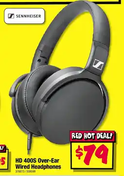 JB Hi-Fi HD 400S Over-Ear Wired Headphones offer