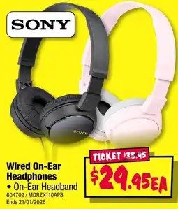 JB Hi-Fi Wired On-Ear Headphones offer