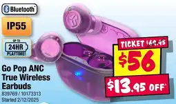 JB Hi-Fi Go Pop ANC True Wireless Earbuds offer