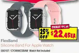 JB Hi-Fi FlexBand Silicone Band For Apple Watch offer