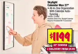 JB Hi-Fi Skylight Calendar Max 27" offer