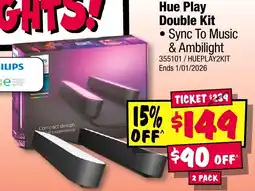 JB Hi-Fi Hue Play Double Kit offer