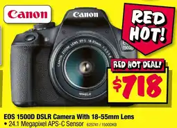 JB Hi-Fi EOS 1500D DSLR Camera With 18-55mm Lens offer