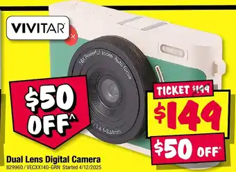 Dual Lens Digital Camera