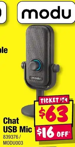JB Hi-Fi Chat USB Mic offer