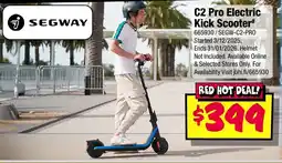 JB Hi-Fi C2 Pro Electric Kick Scooter offer