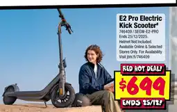 JB Hi-Fi E2 Pro Electric Kick Scooter offer
