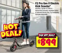 JB Hi-Fi F2 Pro Gen II Electric Kick Scooter offer