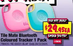 JB Hi-Fi Tile Mate Bluetooth Coloured Tracker offer