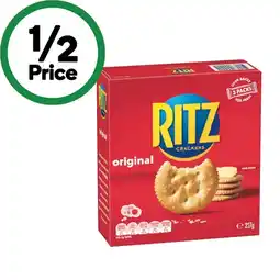 Woolworths Ritz Crackers offer