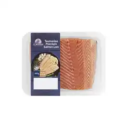 Woolworths JC Seafood Tassie Premium Salmon Loin offer