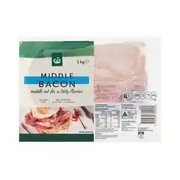 Woolworths Woolworths Middle Bacon – From the Fridge offer