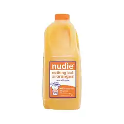 Woolworths Nudie Nothing But Orange Juice – Excludes Nudie Orange Double Pulp – From the Fridge offer
