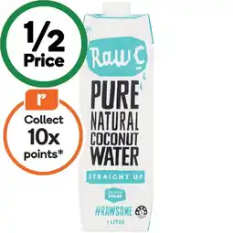 Woolworths Raw C Natural Coconut Water offer