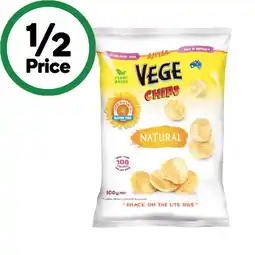 Woolworths Vege Chips or Vege Rice Crackers 75-100g – From the Health Food Aisle offer