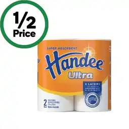 Woolworths Handee Ultra Paper Towel offer