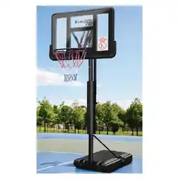Woolworths 3.05M Basketball Hoop Everfit Stand System Adjustable Height Portable Pro Black offer