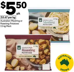 Woolworths Australian Mashing or Roasting Potatoes offer