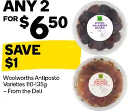 Woolworths Woolworths Antipasto Varieties - From the Deli offer