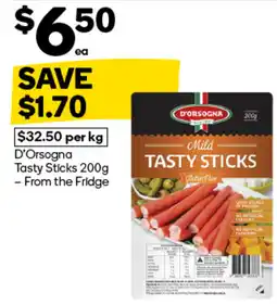 Woolworths D'Orsogna Tasty Sticks- From the Fridge offer