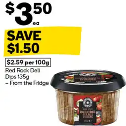 Woolworths Red Rock Deli Dips offer