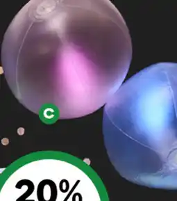 Woolworths Glow Ball Pink or Blue offer