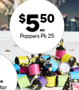 Woolworths Poppers offer