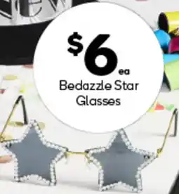 Woolworths Bedazzle Star Glasses offer