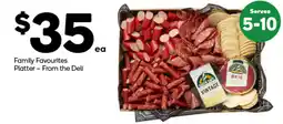 Woolworths Family Favourites Platter - From the Deli offer