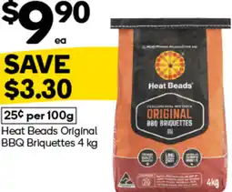 Woolworths Heat Beads Original BBQ Briquettes offer