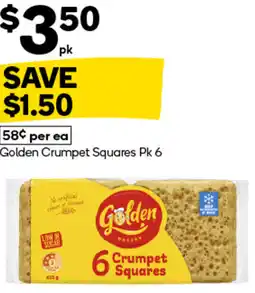 Woolworths Golden Crumpet Squares offer