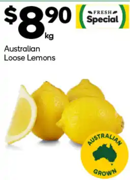 Woolworths Australian Loose Lemons offer