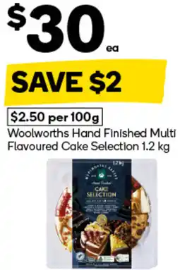 Woolworths Woolworths Hand Finished Multi Flavoured Cake Selection offer