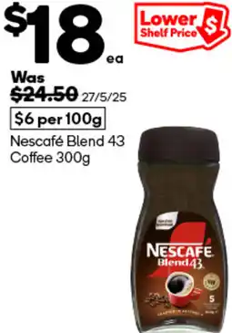 Woolworths Nescafé Blend 43 Coffee offer