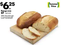 Woolworths 35hr Sourdough Loaf Varieties# offer