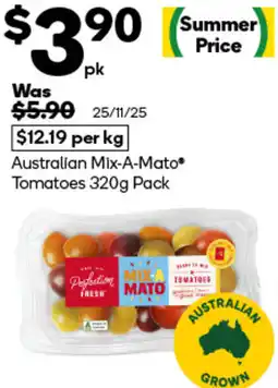 Woolworths Australian Mix-A-Mato® Tomatoes offer