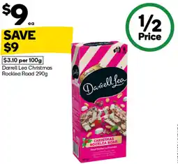 Woolworths Darrell Lea Christmas Rocklea Road offer
