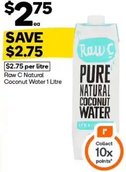 Woolworths Raw C Natural Coconut Water offer